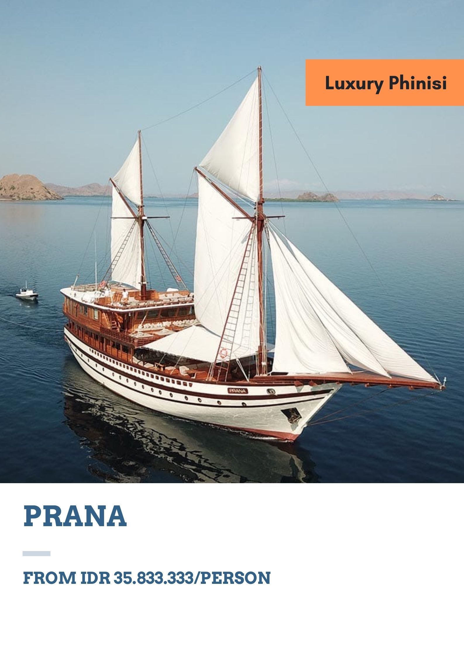 Sewa Kapal Prana - Paket Wisata Labuan Bajo-BAJO CREW TOUR