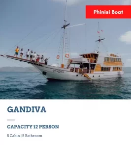 sewa kapal phinisi labuan bajo GANDIVA
