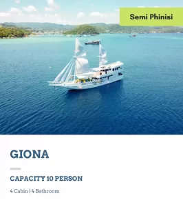 sewa kapal phinisi labuan bajo GIONA